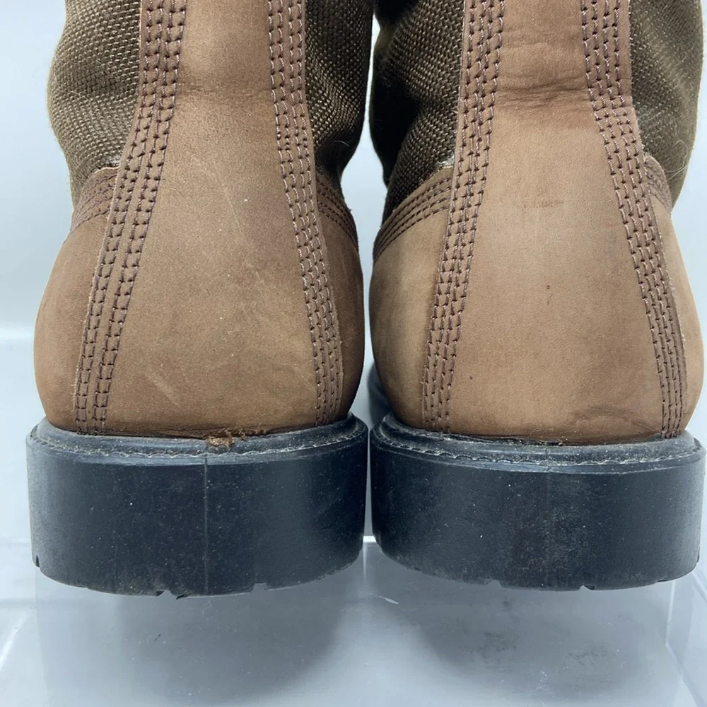 Rocky Men's RB 725 Brown Leather Mesh Thinsulate Army Combat Boots Size 10 MW